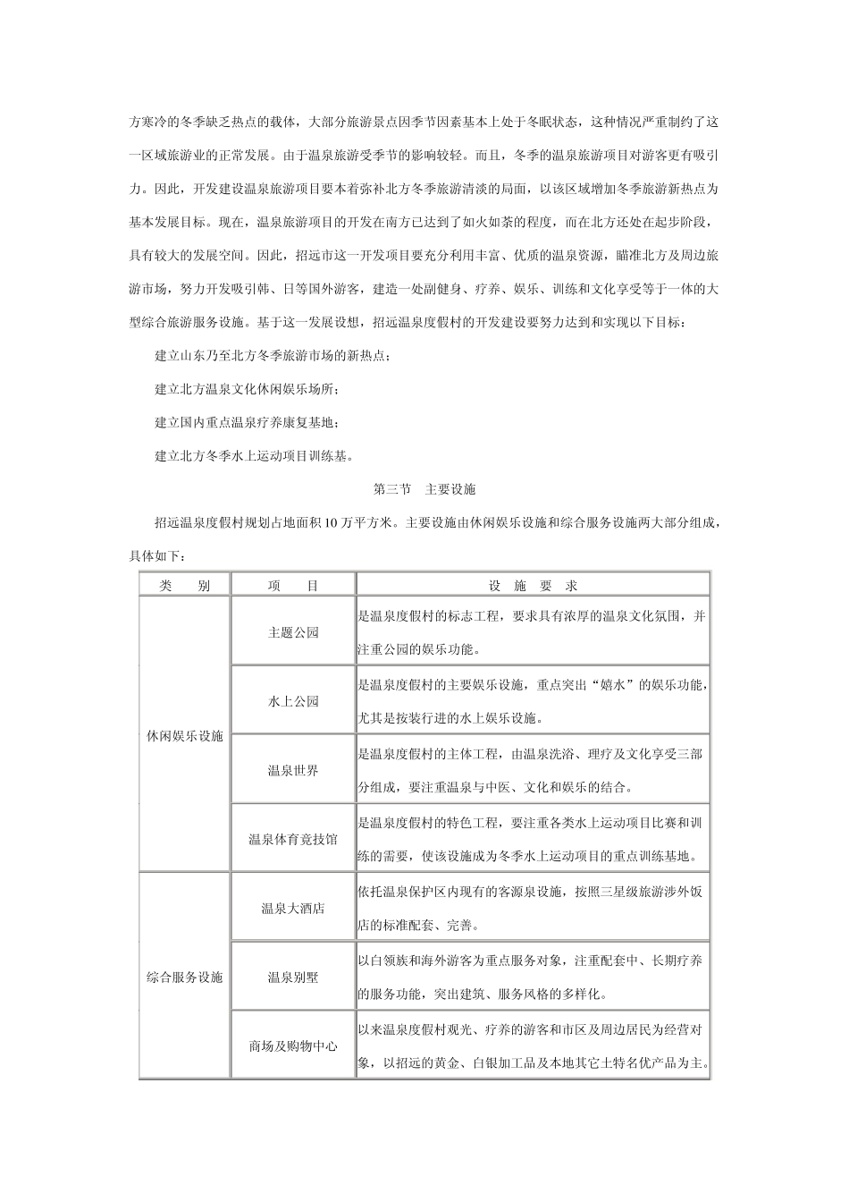招远温泉项目可行性分析报告_第3页