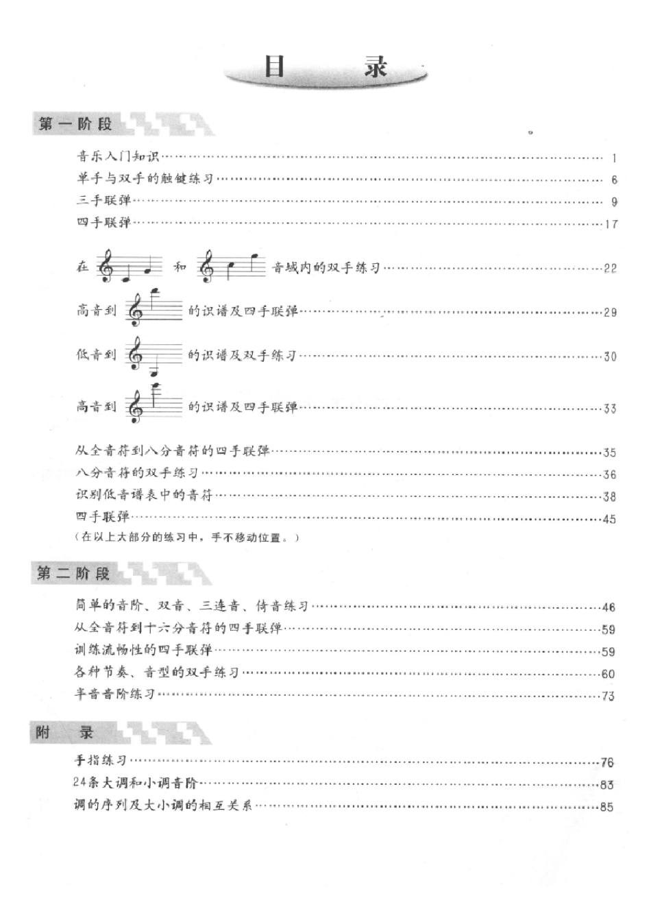 拜厄钢琴基本教程拜厄钢琴基本教程图片_第1页
