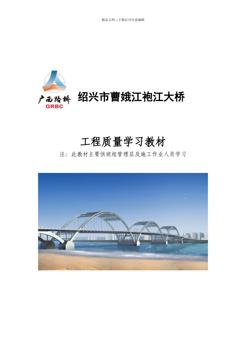 某大桥工程质量学习教材_第1页