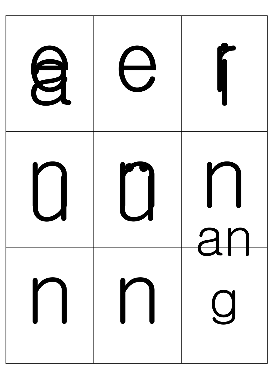 拼音卡片打印版_第3页