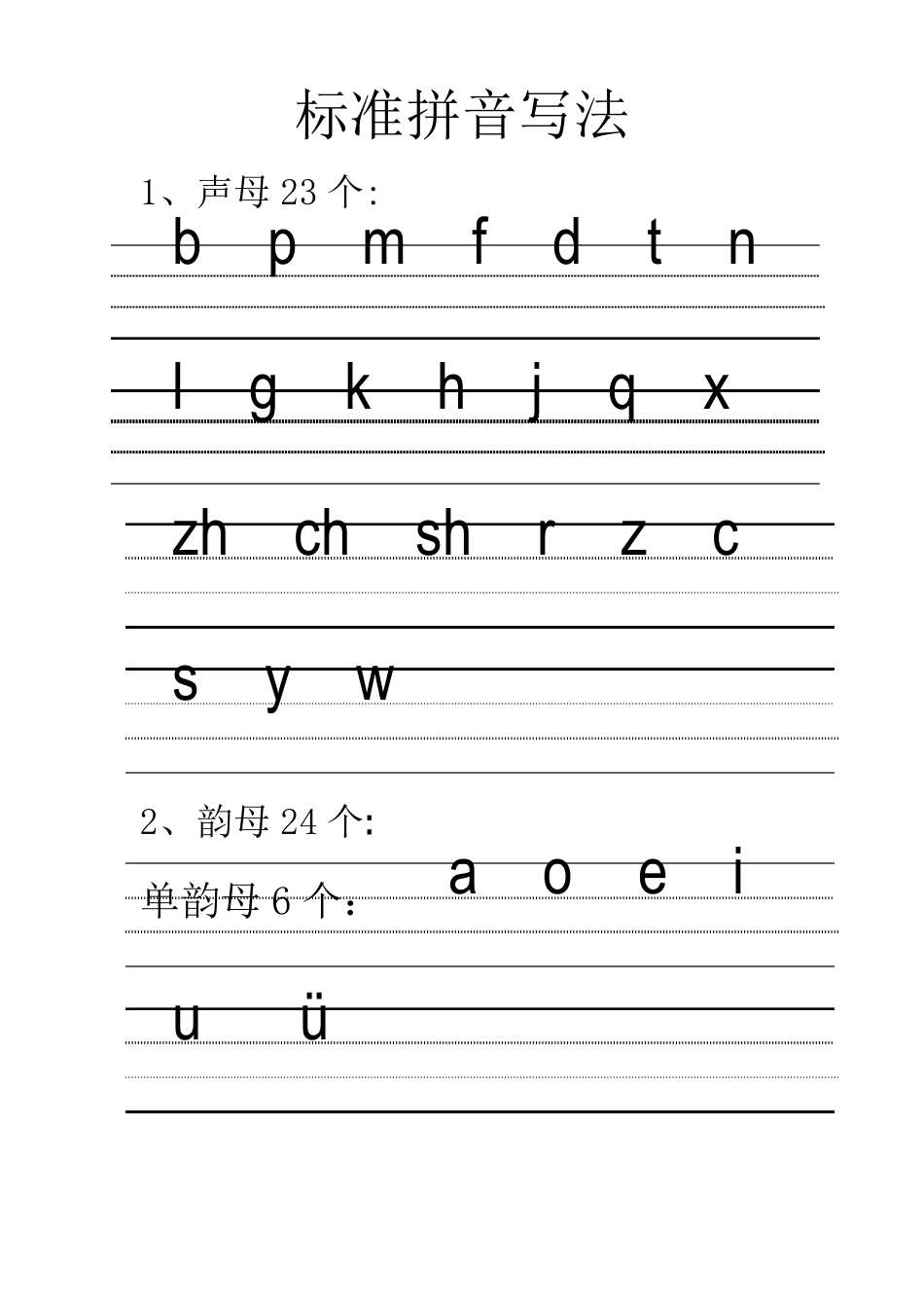 拼音标准写法_第1页