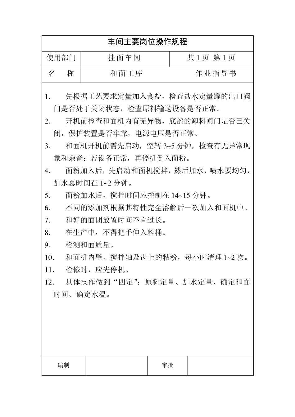 挂面工艺流程及关键控制点_第3页