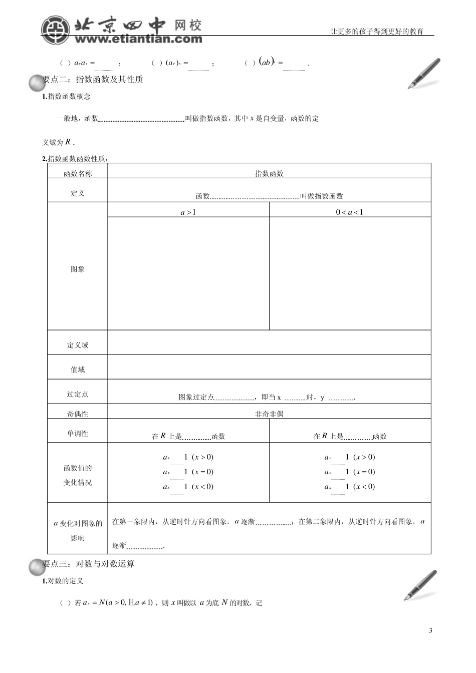 指数函数、对数函数、幂函数综合(基础)_第3页