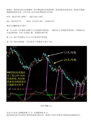指标之王MACD背离的运用