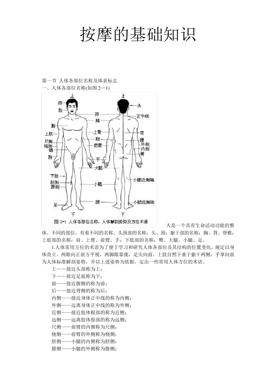 按摩的基础知识_第1页