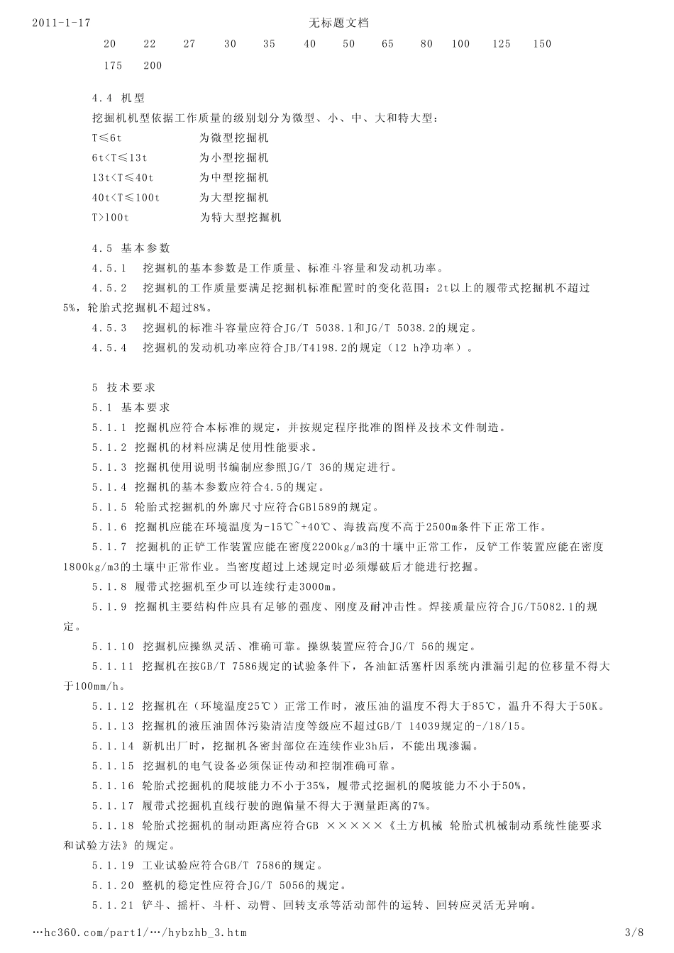 挖掘机相关标准_第3页