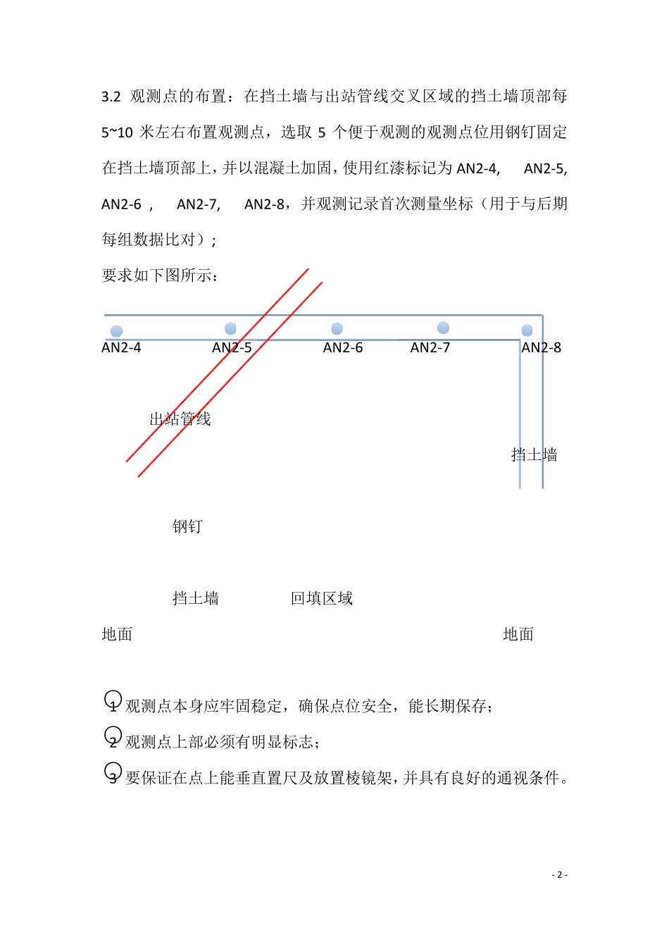 挡土墙变形观测方案_第2页