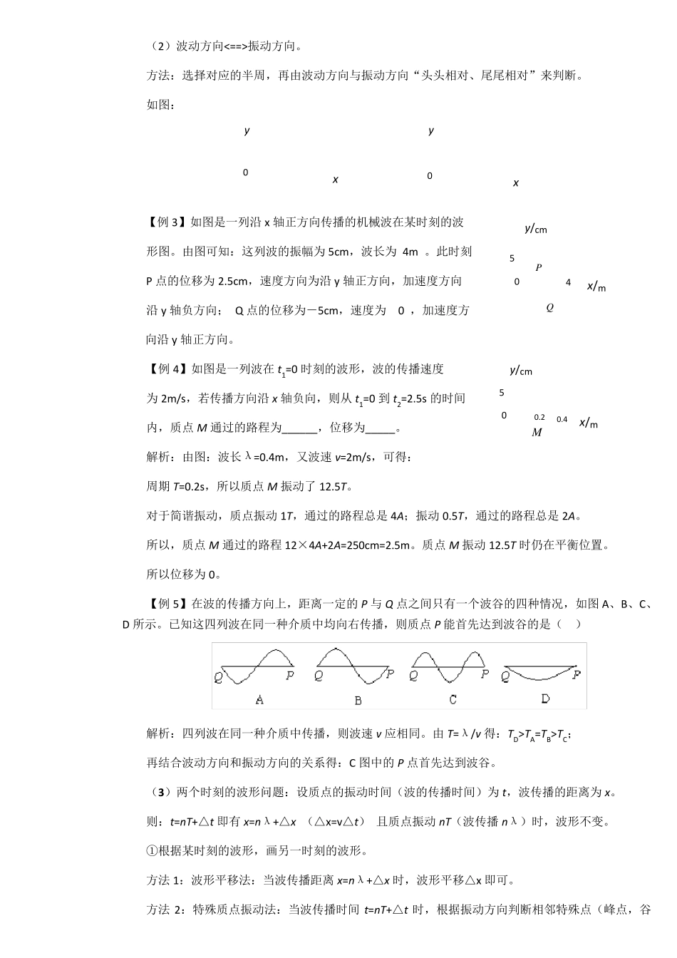 振动图像和波动图像_第3页
