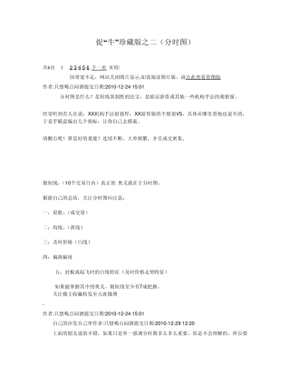 捉“牛”珍藏版之二(分时图)
