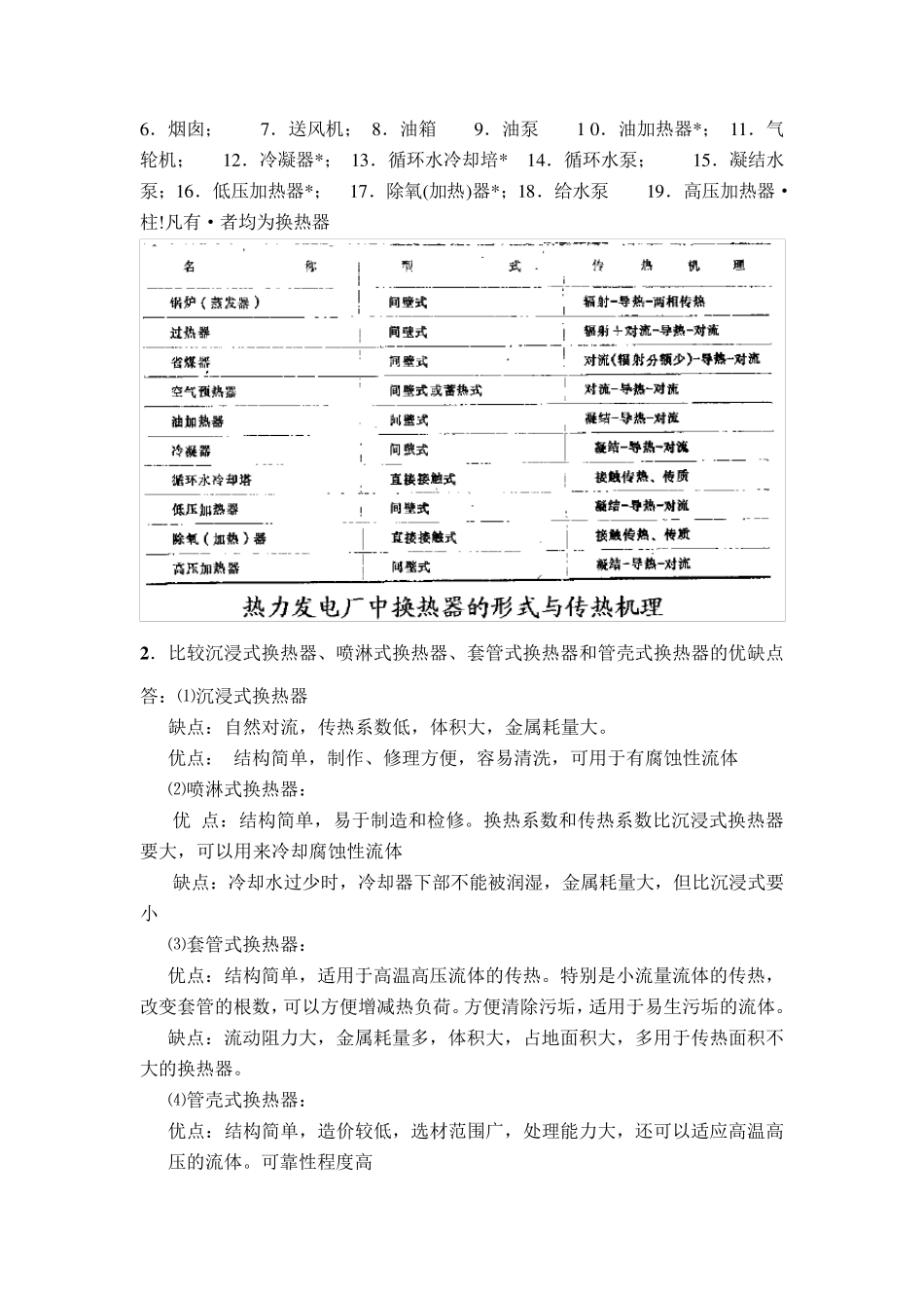 换热器原理与设计期末复习题重点·_第2页