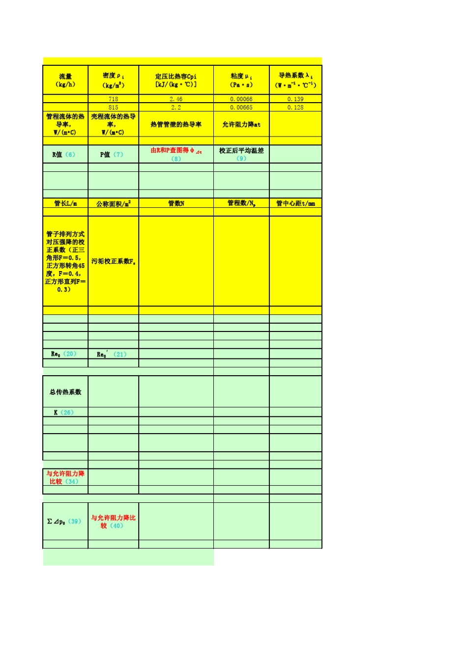 换热器数据表_第3页