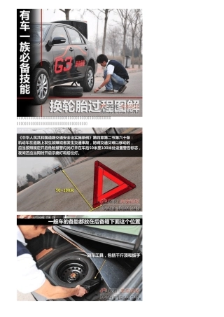 换轮胎过程图解