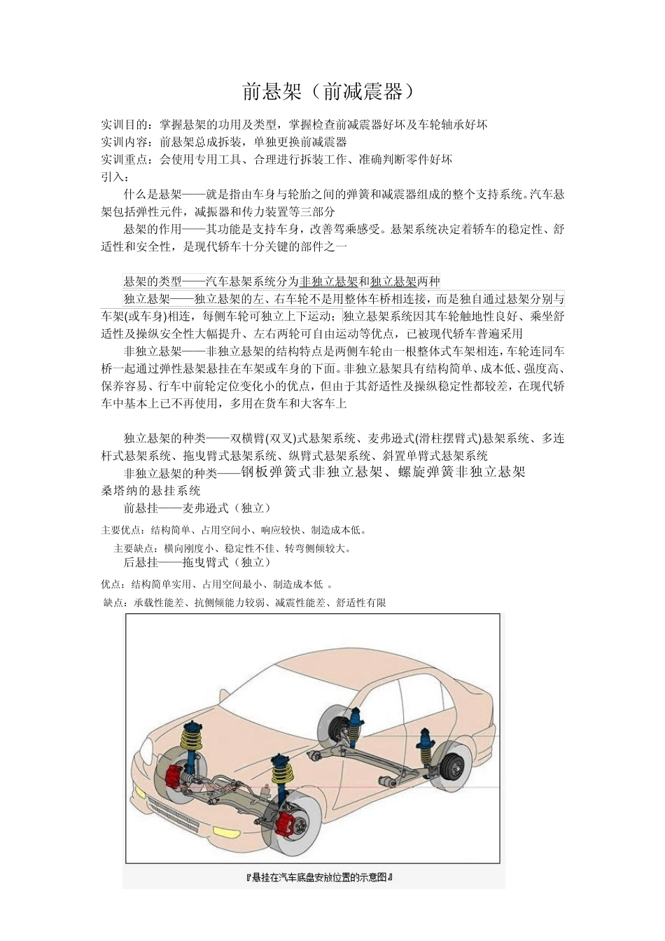 捷达前悬挂(前减震器)课件_第1页