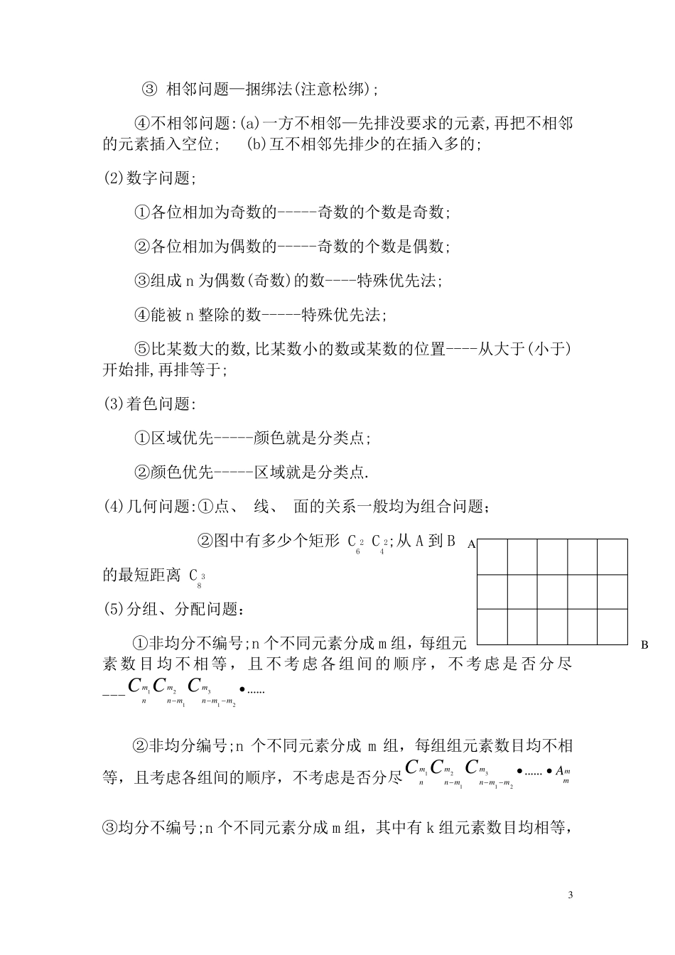 排列组合归纳总结_第3页
