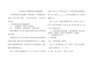 排列组合题型分析还有21种常用方法的整理