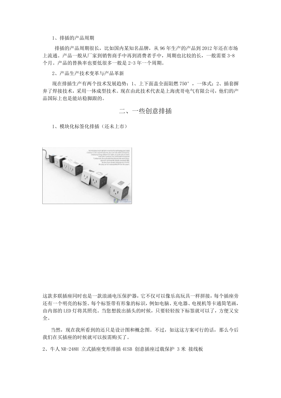 排插市场调查报告charles_第3页