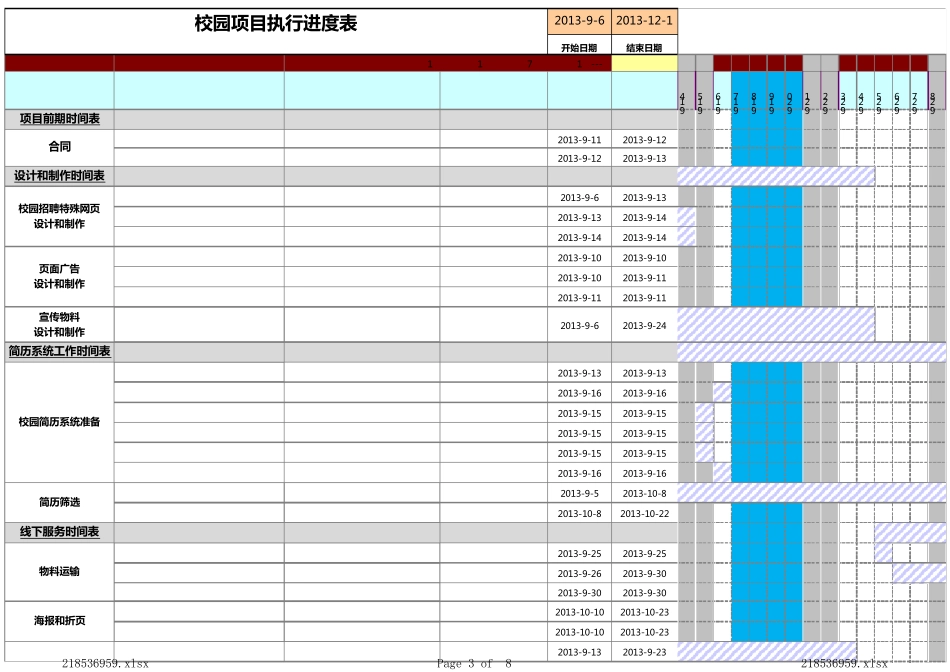 排期甘特图[模板,原创]_第3页