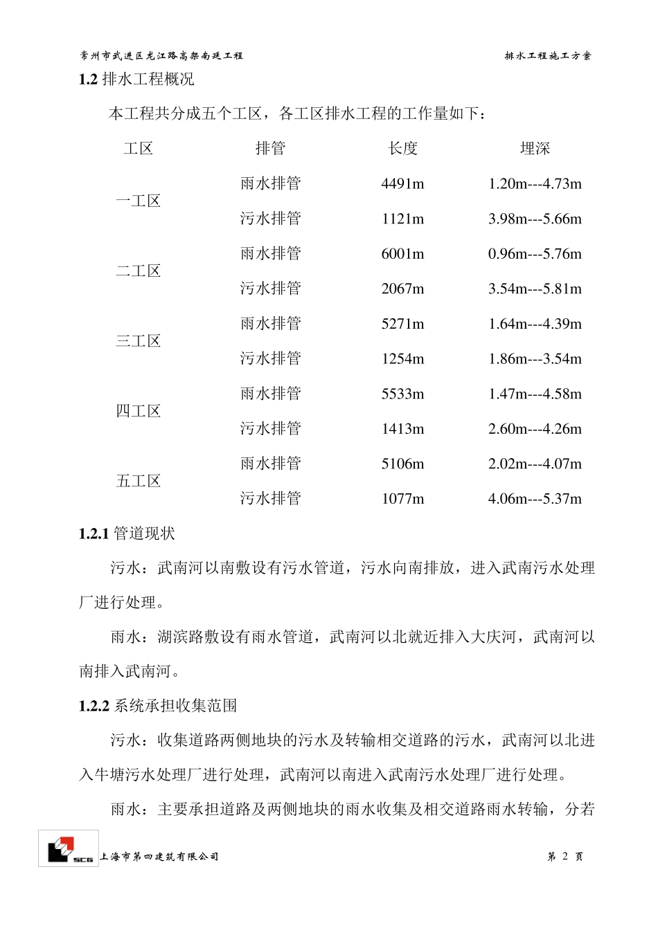 排水工程沟槽开挖施工方案_第2页