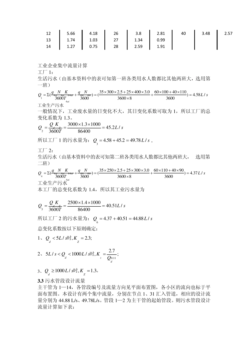 排水管网设计计算说明书_第3页