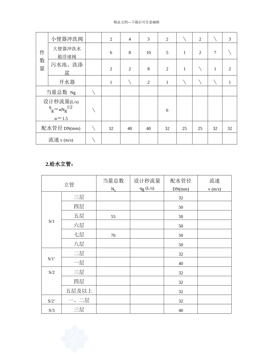 某给排水设计计算书_第3页