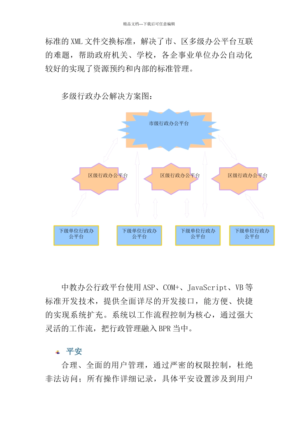 某行政管理办公平台一体化解决方案_第3页