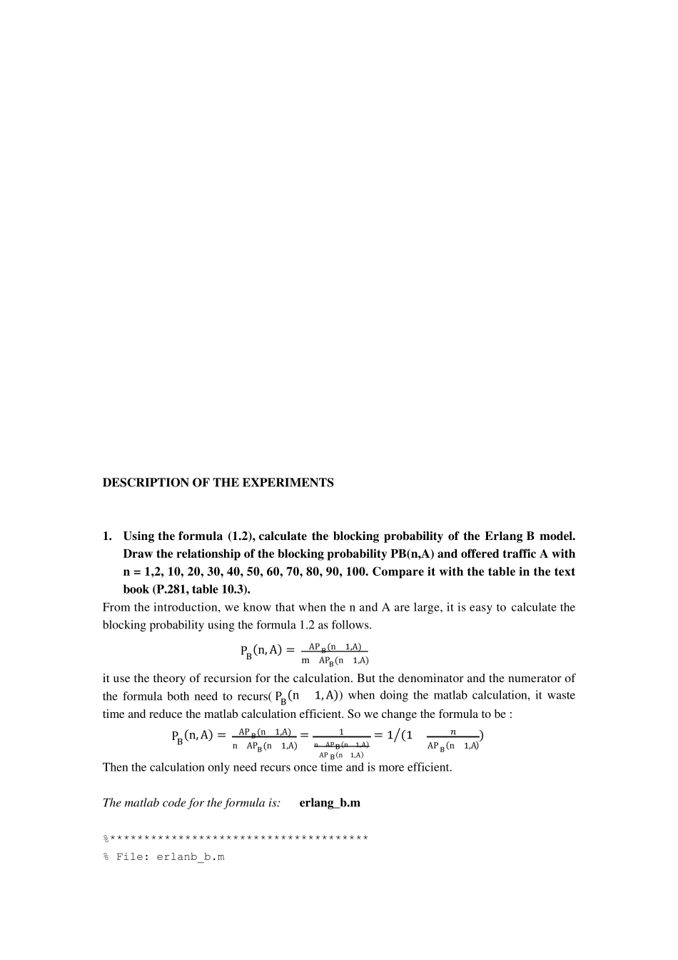 排队论的matlab仿真(包括仿真代码)_第3页