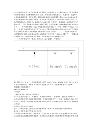 排风排烟管道共用