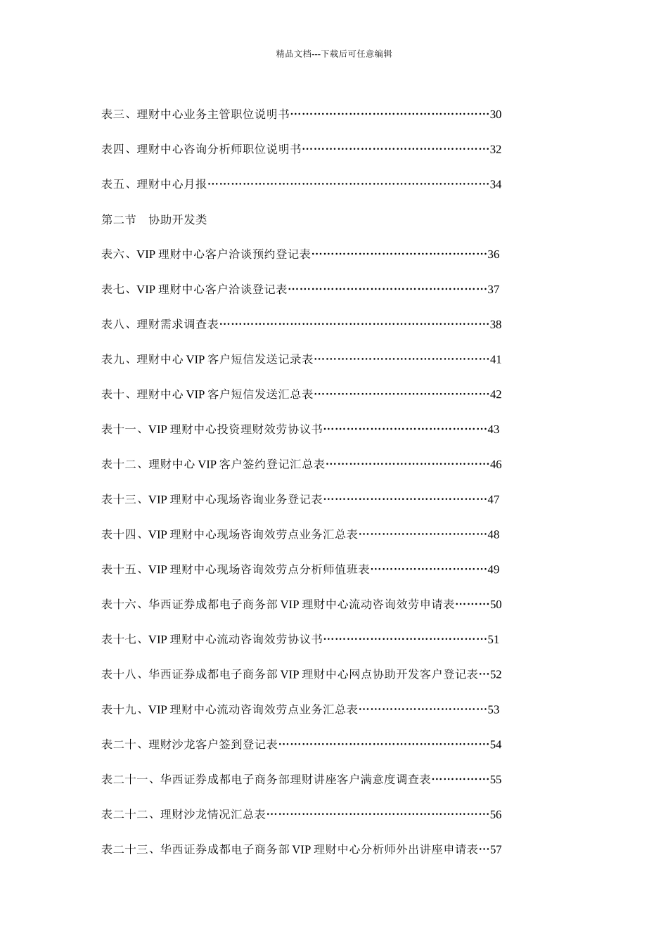 某证券公司电子商务部VIP理财中心管理手册_第3页