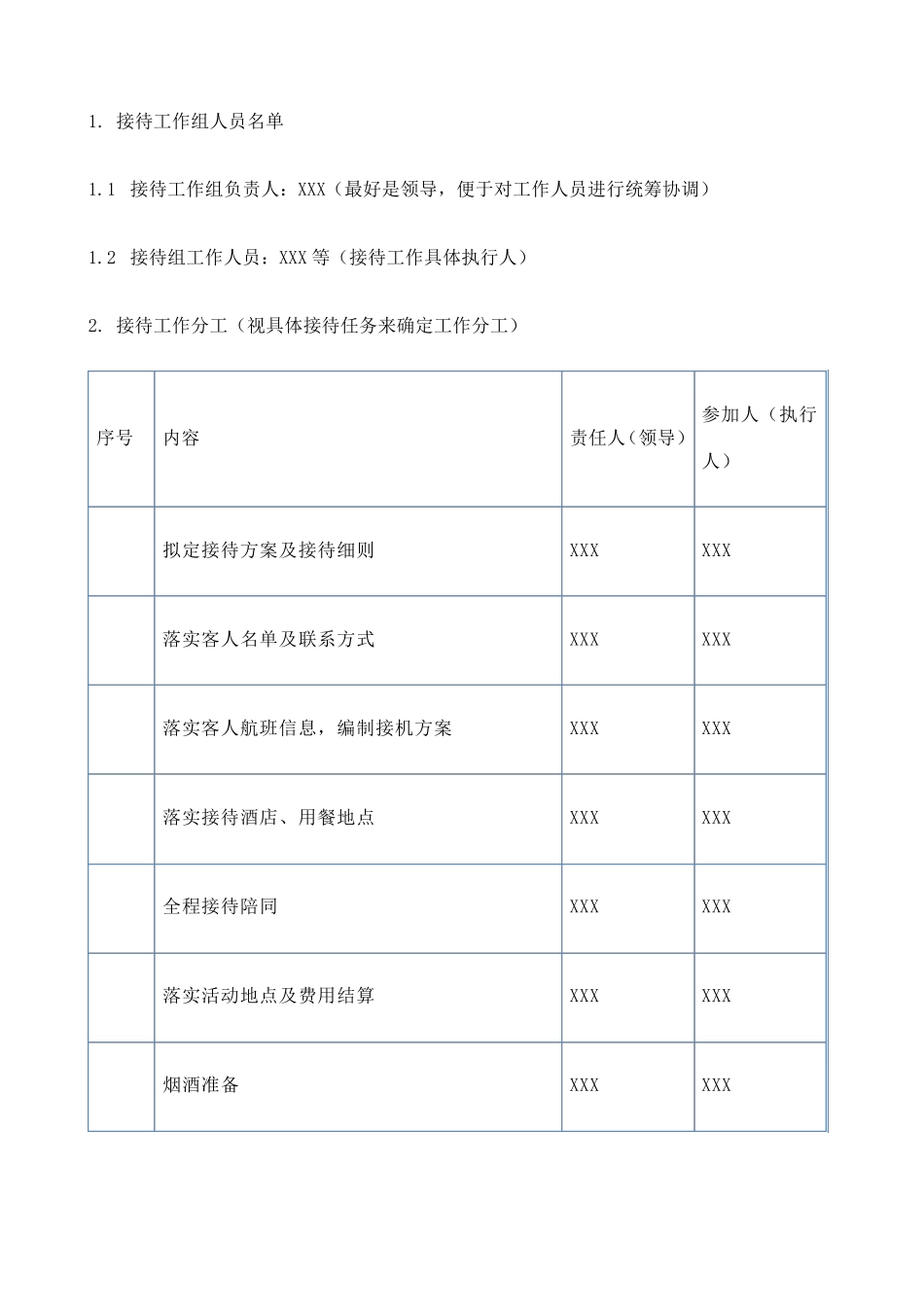 接待手册范本_第3页