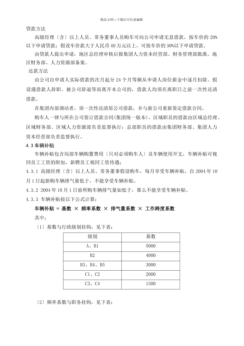 某集团车辆交通补贴管理制度_第2页