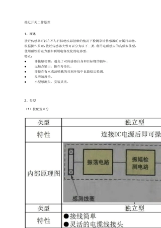 接近开关的工作原理