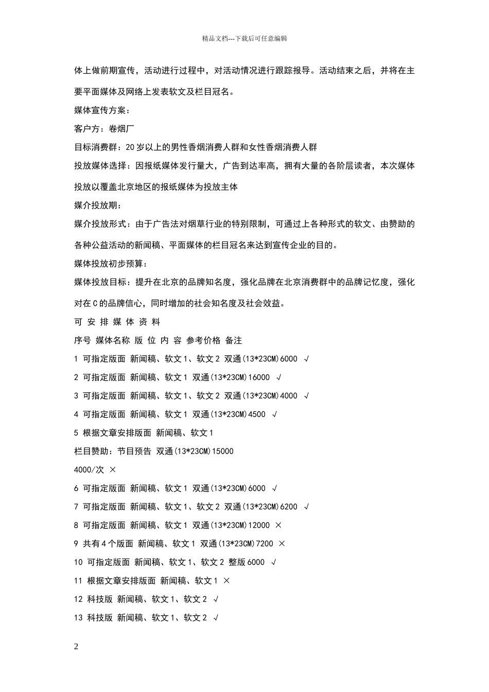 某香烟品牌公关策划方案_第2页