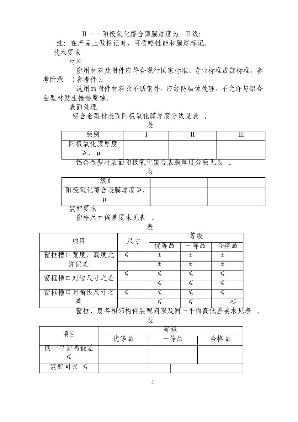 推拉铝合金窗制作标准_第3页