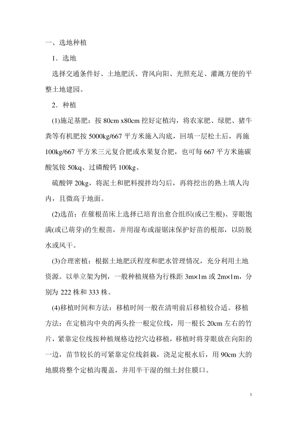 提子种植技术_第1页