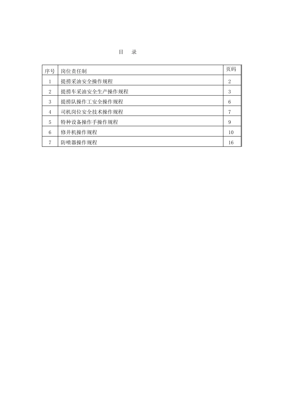 提捞采油安全操作规程_第1页