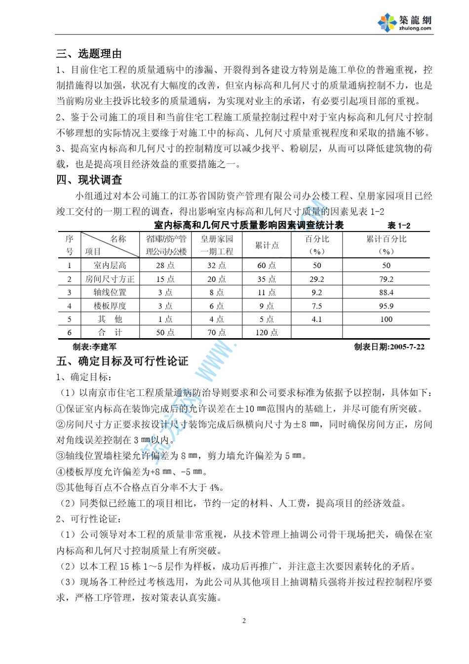 提高建筑物室内标高和几何尺寸控制精度QC_第2页