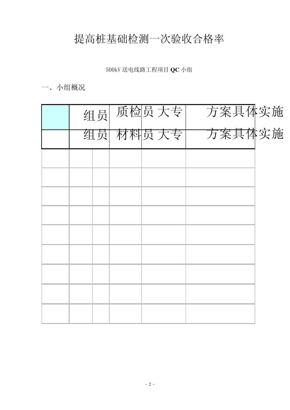 提高桩基础检测一次验收合格率(QC)1_第2页