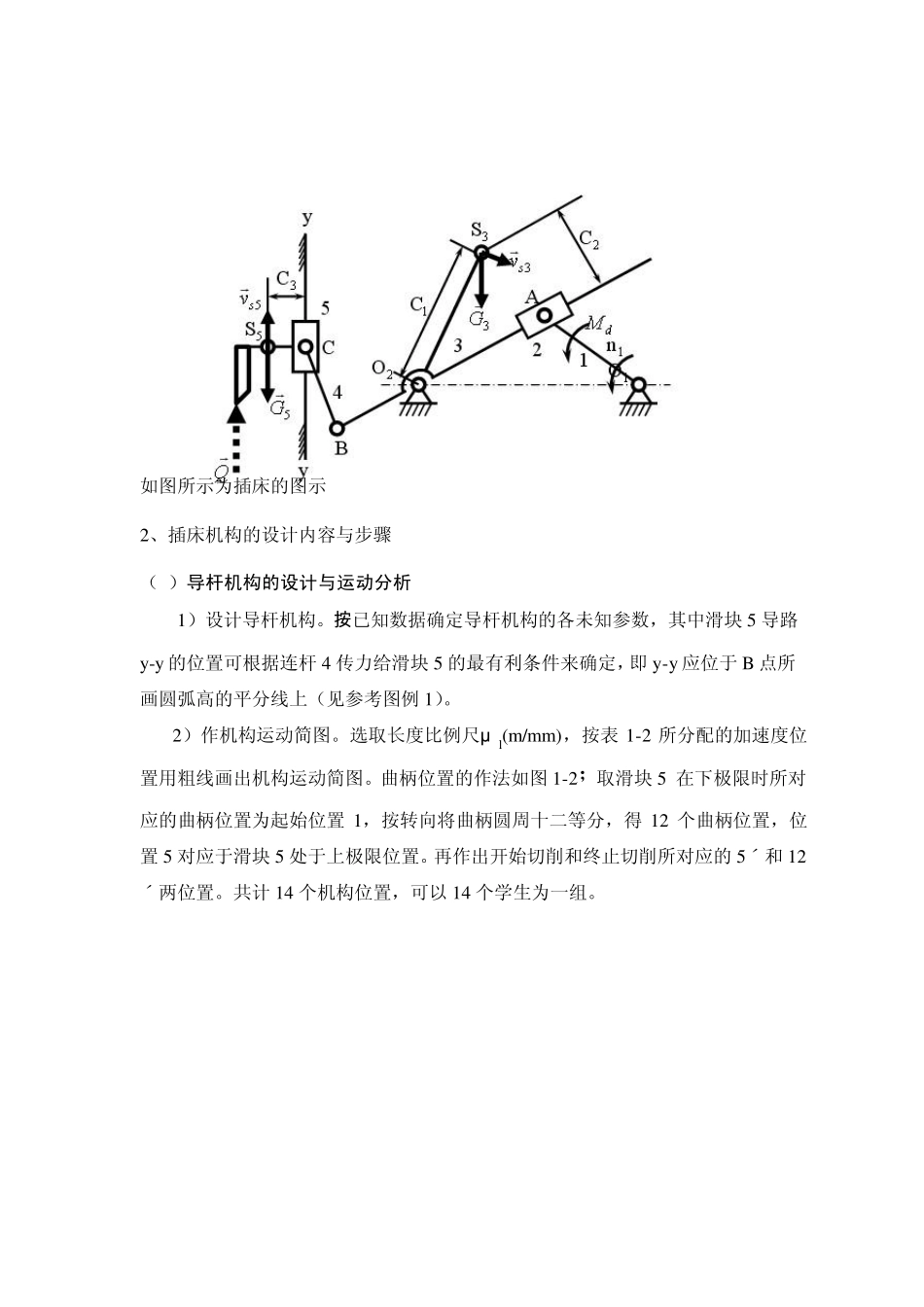 插床机构课设_第2页