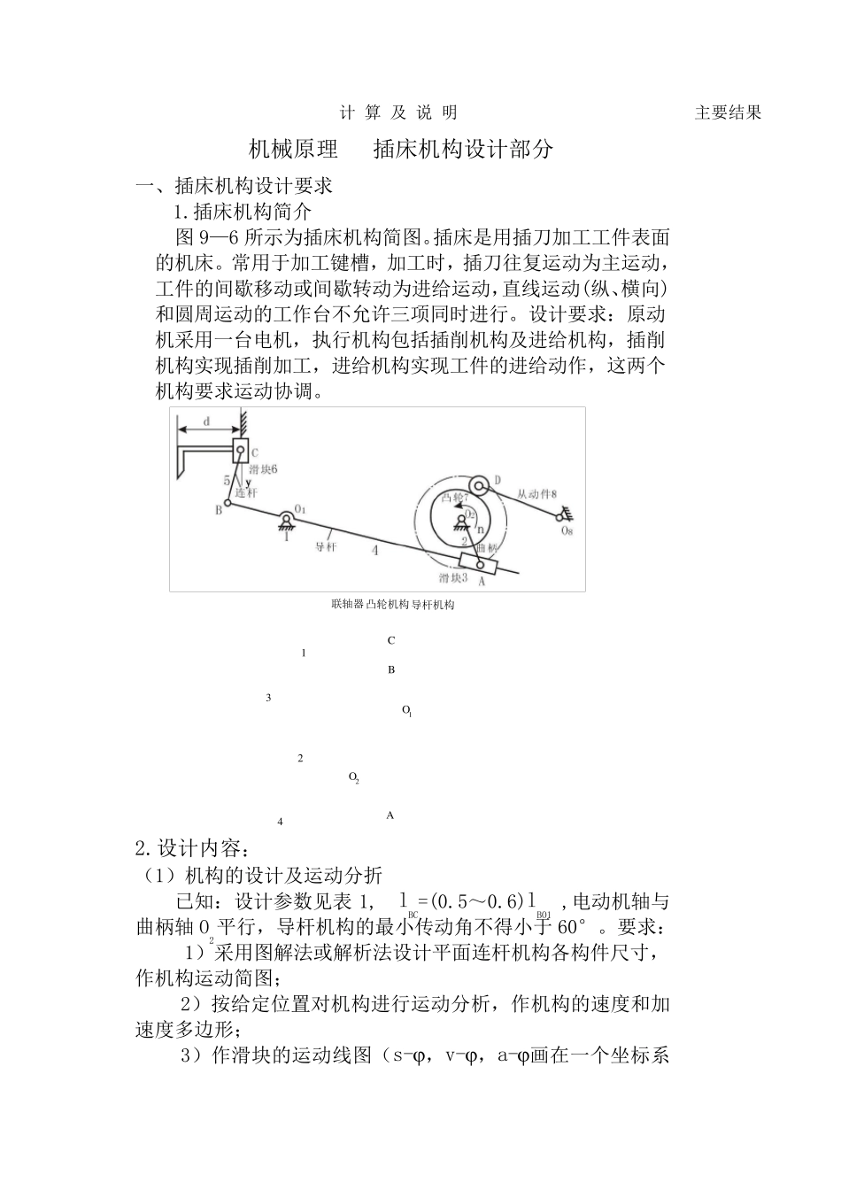 插床的设计与分析_第3页