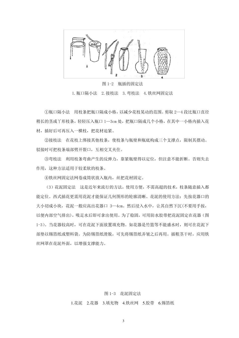 插花艺术实验指导书_第3页