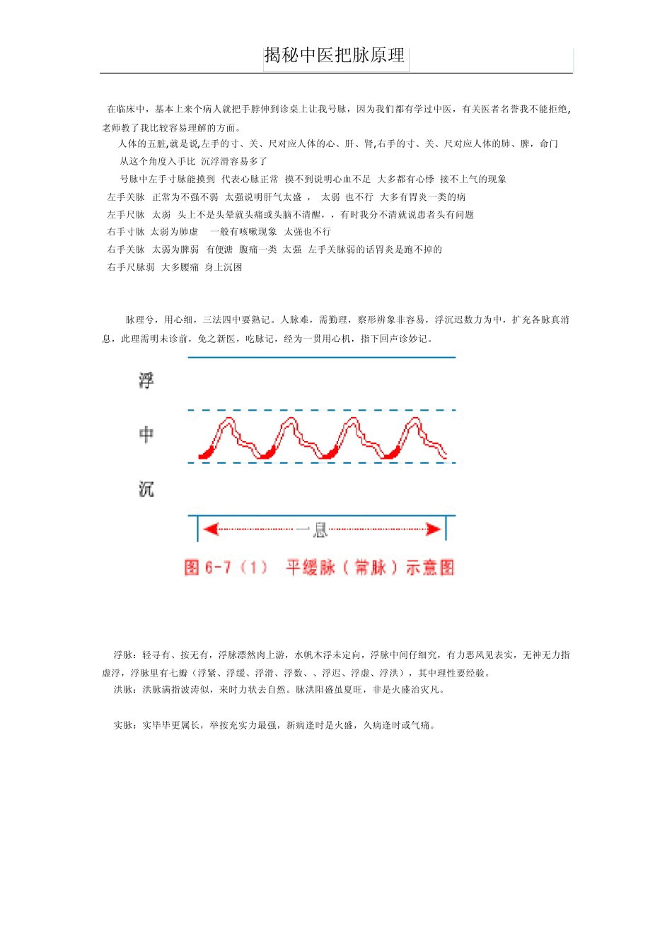 揭秘中医把脉原理_第1页