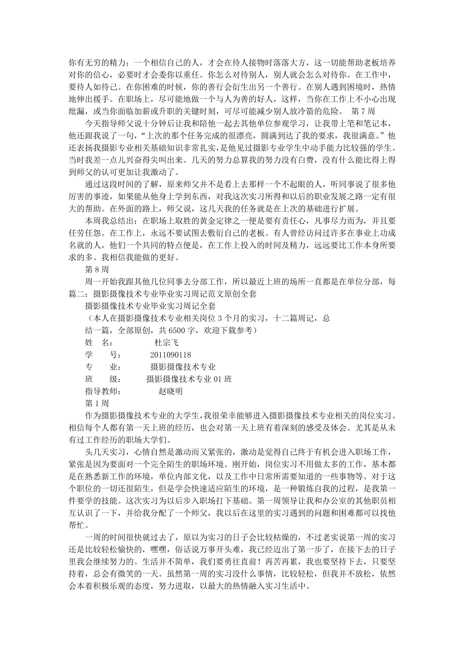 摄影助理实习周记_第3页