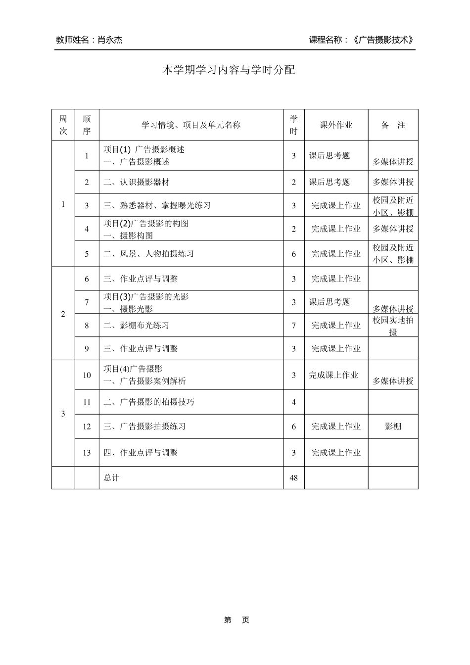 摄影摄像技术教案_第2页
