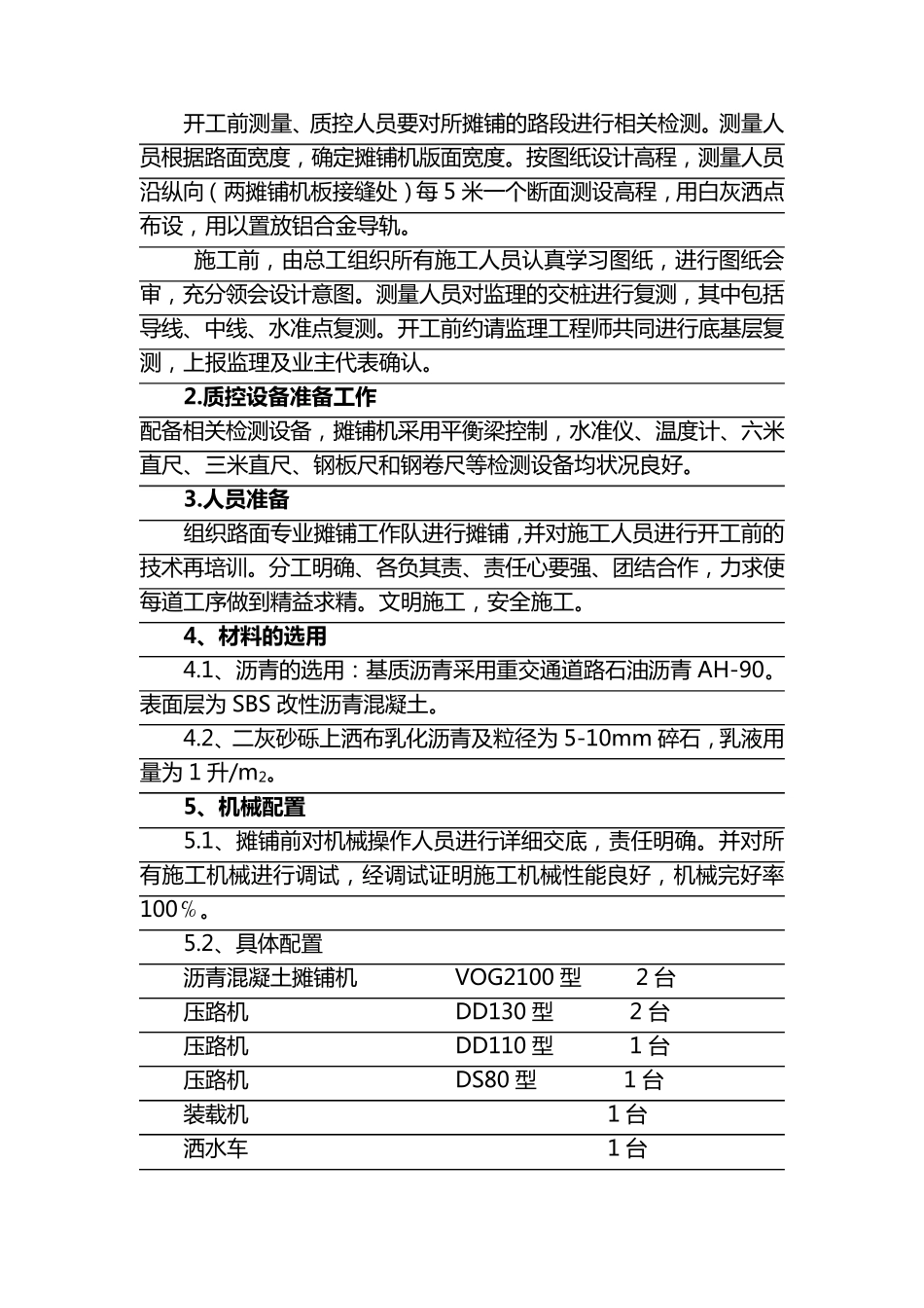 摊铺沥青混凝土施工方案_第2页