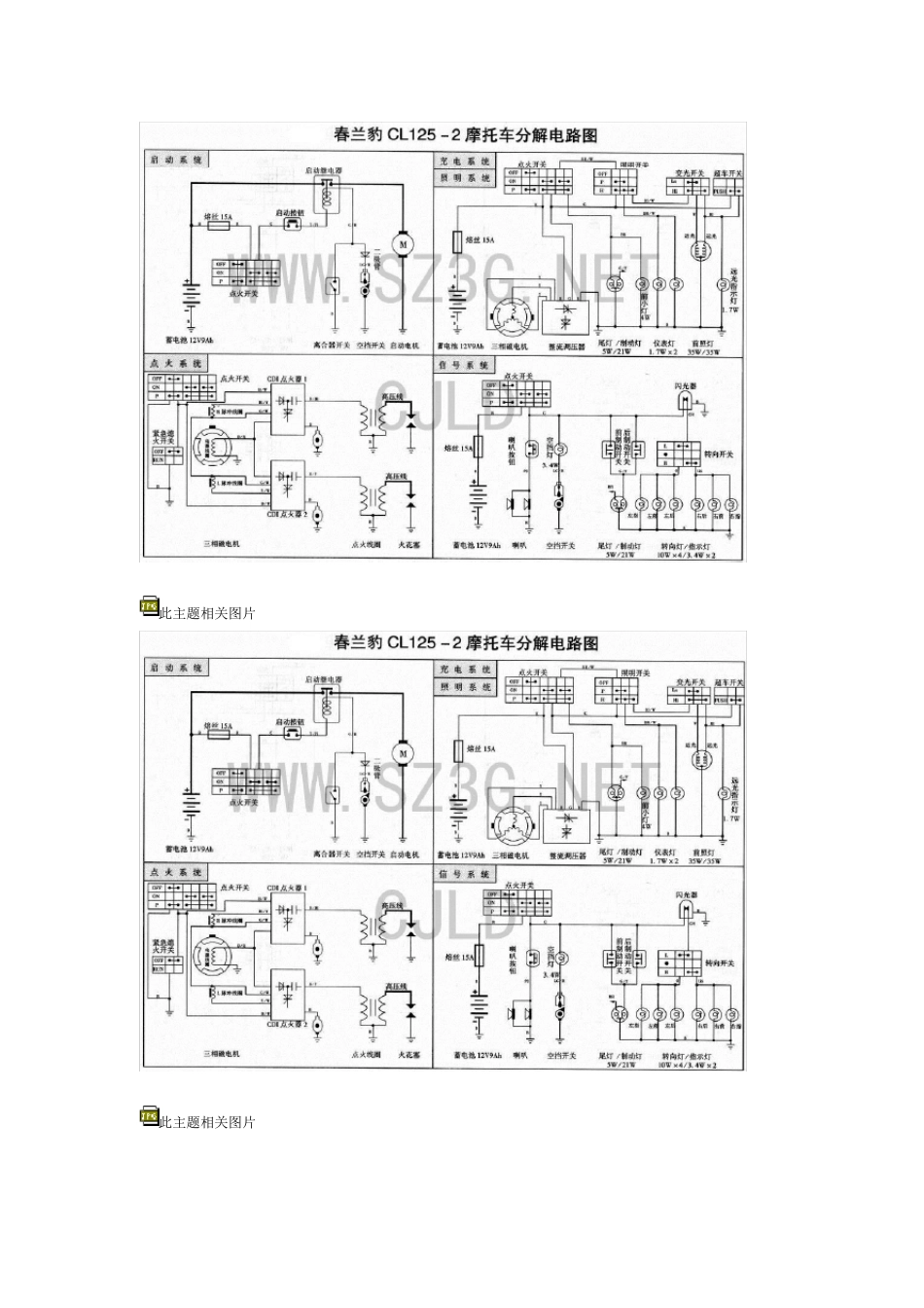 摩托车电路图总汇_第3页