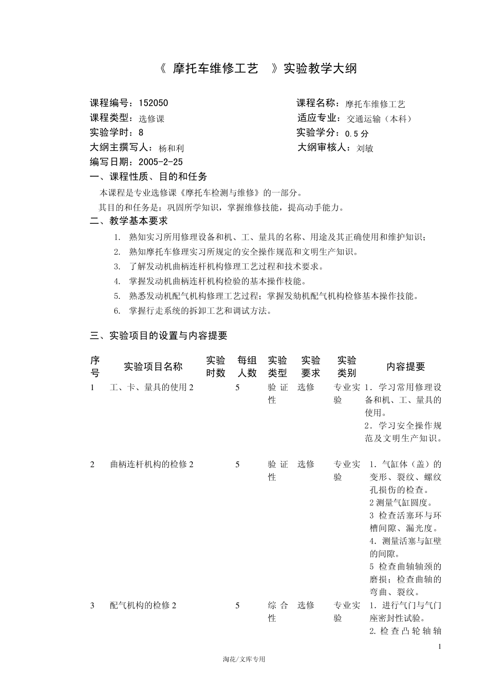 摩托车维修工艺_第1页