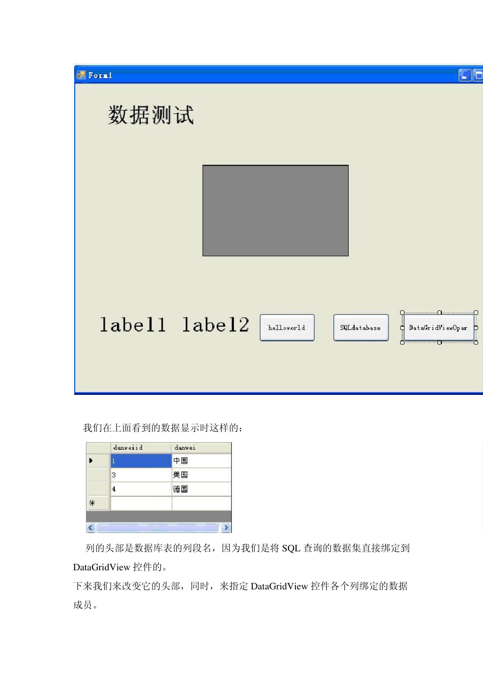 操作DataGridView控件详解_第2页