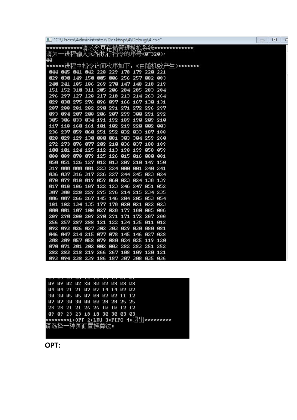 操作系统实验4请求分页存储管理模拟实验_第2页