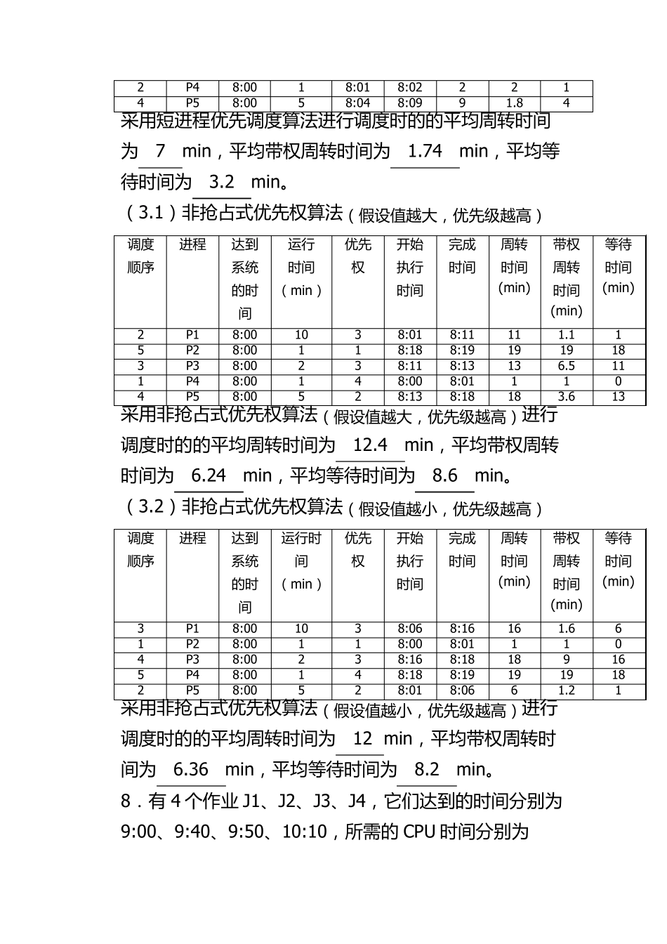 操作系统第三章部分答案_第2页