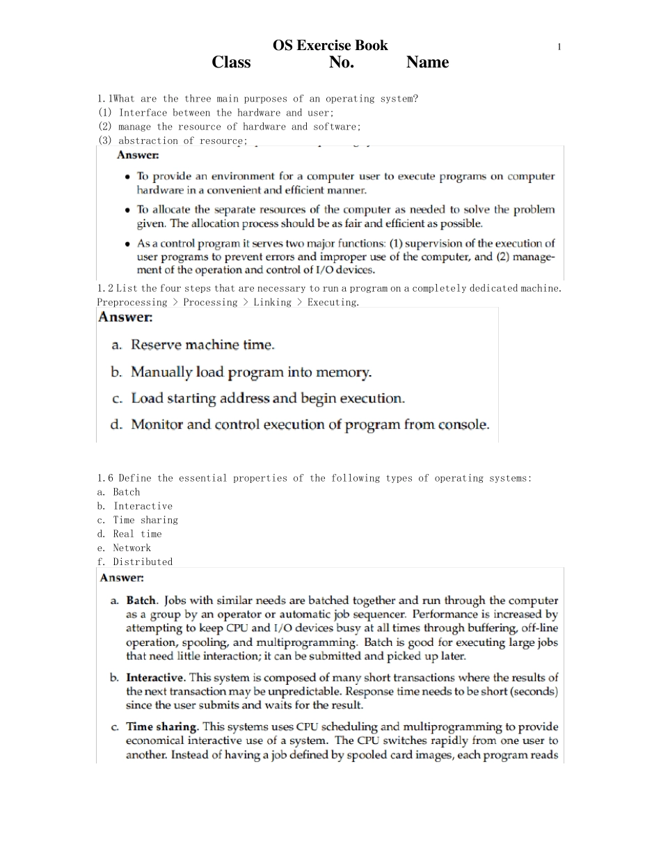 操作系统英文版课后习题答案整理_第1页